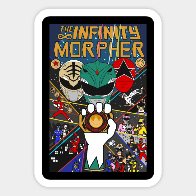 The Infinity Morpher Power Rangers Sticker TeePublic